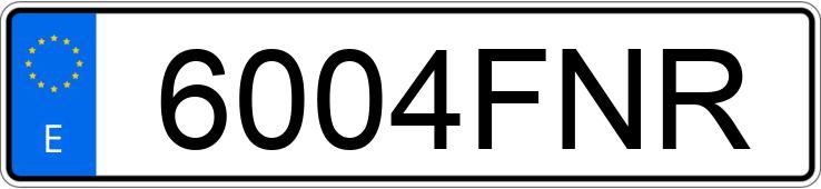 Numer rejestracyjny 6004FNR posiada VOLKSWAGEN GOLF GT SPORT 2.0 TDI