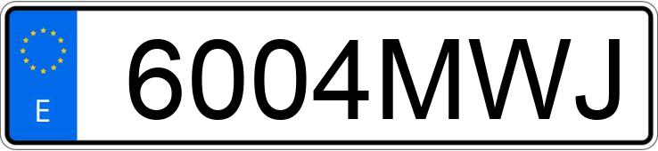 Numer rejestracyjny 6004MWJ posiada KIA SPORTAGE Numer rejestracyjny 6004MWJ posiada KIA SPORTAGE