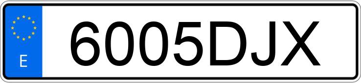 Numer rejestracyjny 6005DJX posiada FORD FOCUS