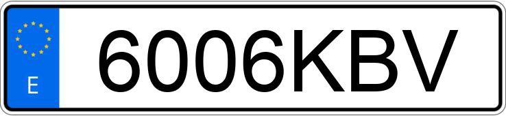 Numer rejestracyjny 6006KBV posiada VOLVO V40 2.0 T2 KINETIC