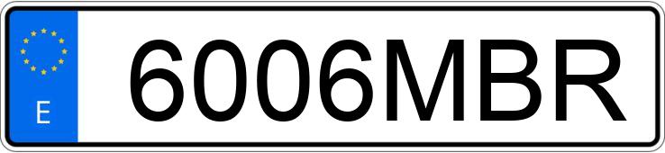 Registreringsnummeret 6006MBR har IVECO DAILY CITY