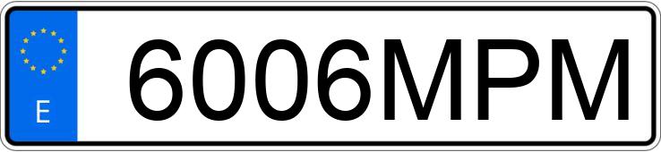 Numer rejestracyjny 6006MPM posiada TOYOTA COROLLA Numer rejestracyjny 6006MPM posiada TOYOTA COROLLA