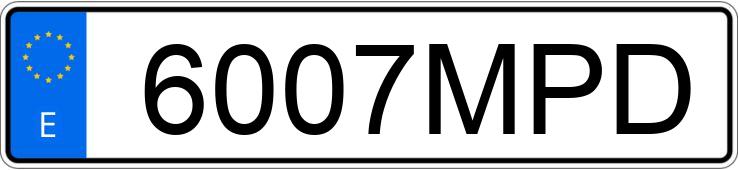 Numer rejestracyjny 6007MPD posiada KIA STONIC