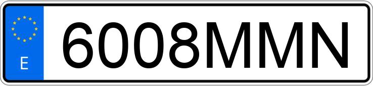 Numer rejestracyjny 6008MMN posiada SUZUKI JIMNY PRO