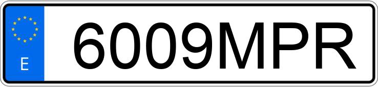 Numer rejestracyjny 6009MPR posiada VOLKSWAGEN T-ROC