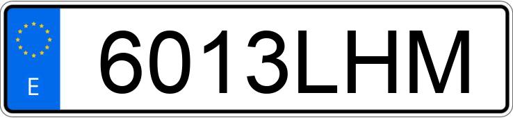 Numer rejestracyjny 6013LHM posiada MERCEDES A (176)