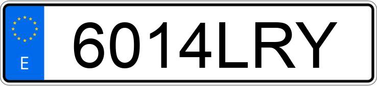 Registreringsnummeret 6014LRY har RENAULT KANGOO
