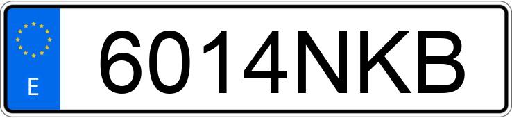 Numer rejestracyjny 6014NKB posiada IVECO DAILY
