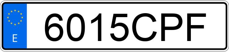 Numer rejestracyjny 6015CPF posiada PEUGEOT 307 Numer rejestracyjny 6015CPF posiada PEUGEOT 307