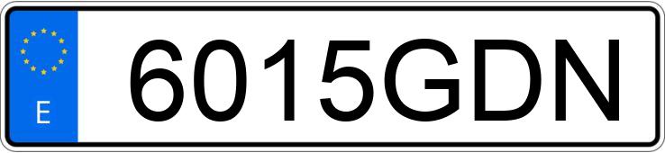 Numer rejestracyjny 6015GDN posiada SEAT ALTEA