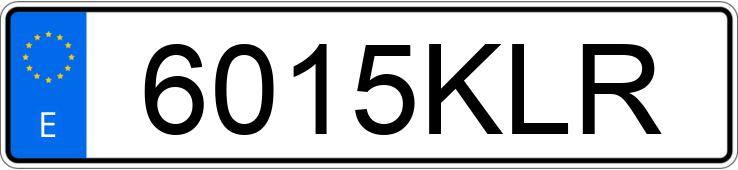 Numer rejestracyjny 6015KLR posiada CITROEN C3