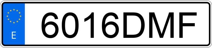 Numer rejestracyjny 6016DMF posiada SKODA SUPERB