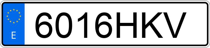 Numer rejestracyjny 6016HKV posiada HONDA S-WING 125