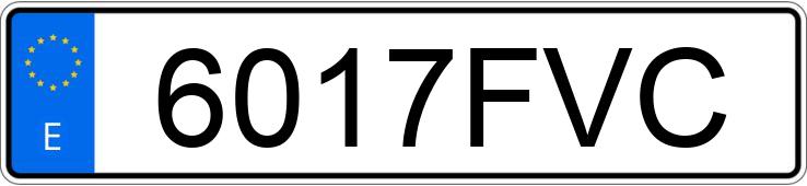 Numer rejestracyjny 6017FVC posiada MERCEDES SPRINTER