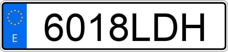 Numer rejestracyjny 6018LDH posiada VOLVO XC40