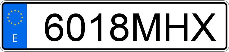 Numer rejestracyjny 6018MHX posiada RENAULT CAPTUR