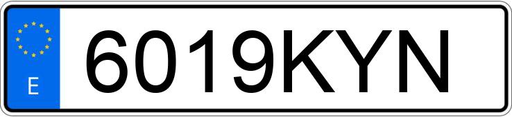 Numer rejestracyjny 6019KYN posiada SEAT ARONA Numer rejestracyjny 6019KYN posiada SEAT ARONA