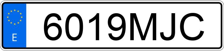 Numer rejestracyjny 6019MJC posiada VOLKSWAGEN CRAFTER