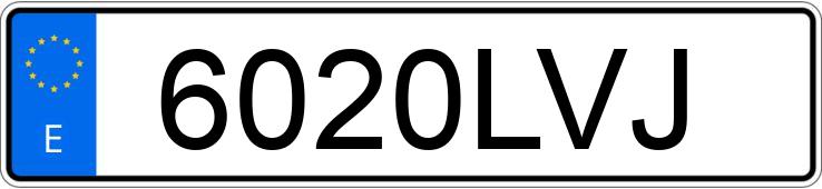 Numer rejestracyjny 6020LVJ posiada VOLKSWAGEN TIGUAN ALLSPACE