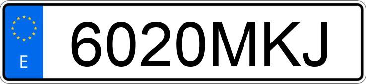 Numer rejestracyjny 6020MKJ posiada MERCEDES SPRINTER