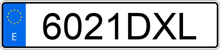 Numer rejestracyjny 6021DXL posiada MERCEDES C (203)