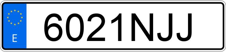 Numer rejestracyjny 6021NJJ posiada RENAULT CLIO