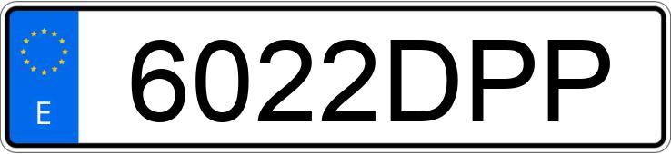 Numer rejestracyjny 6022DPP posiada AUDI A4