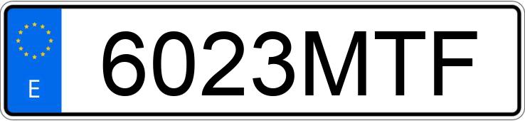 Numer rejestracyjny 6023MTF posiada TESLA MODEL 3 Numer rejestracyjny 6023MTF posiada TESLA MODEL 3