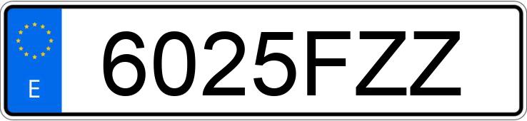 Numer rejestracyjny 6025FZZ posiada MITSUBISHI GALANT