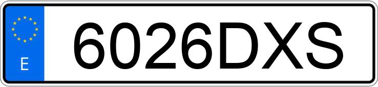 Numer rejestracyjny 6026DXS posiada CITROEN C4