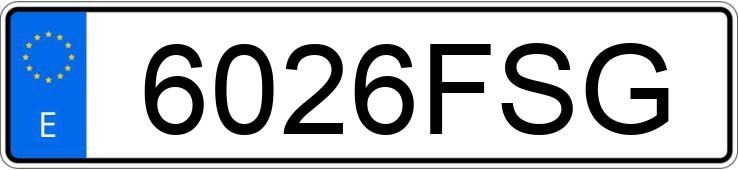 Numer rejestracyjny 6026FSG posiada FORD MONDEO