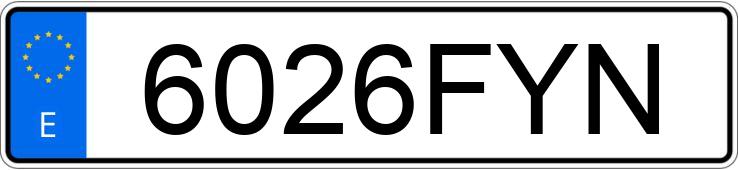 Numer rejestracyjny 6026FYN posiada HYUNDAI I30