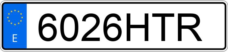 Numer rejestracyjny 6026HTR posiada FORD FOCUS