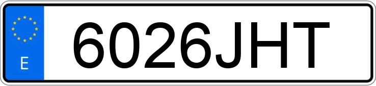 Numer rejestracyjny 6026JHT posiada PEUGEOT 208