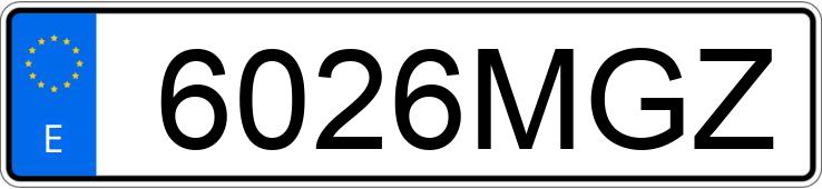 Numer rejestracyjny 6026MGZ posiada MERCEDES VITO