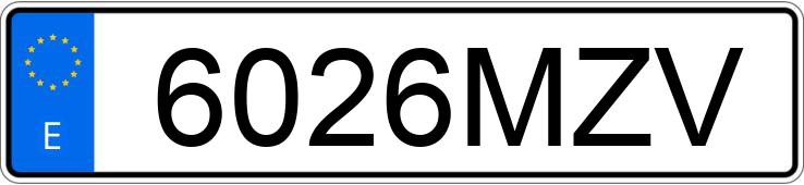 Numer rejestracyjny 6026MZV posiada QJMOTOR SRV