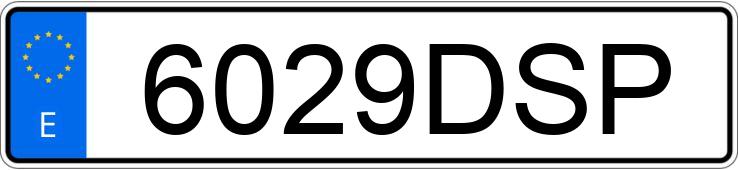 Numer rejestracyjny 6029DSP posiada HONDA ACCORD
