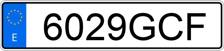 Numer rejestracyjny 6029GCF posiada CITROEN BERLINGO FIRST