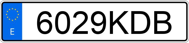 Numer rejestracyjny 6029KDB posiada PEUGEOT 308