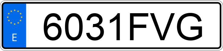 Numer rejestracyjny 6031FVG posiada MERCEDES C (203)