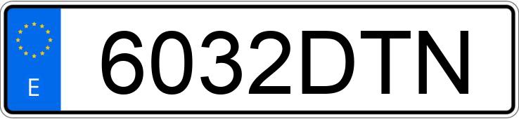 Numer rejestracyjny 6032DTN posiada AUDI A4