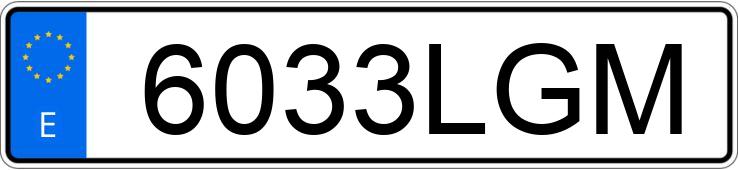 Numer rejestracyjny 6033LGM posiada FIAT 500 Numer rejestracyjny 6033LGM posiada FIAT 500