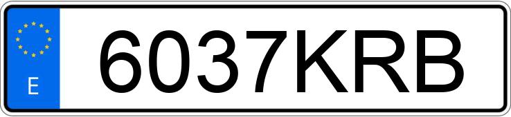 Numer rejestracyjny 6037KRB posiada NISSAN QASHQAI Numer rejestracyjny 6037KRB posiada NISSAN QASHQAI