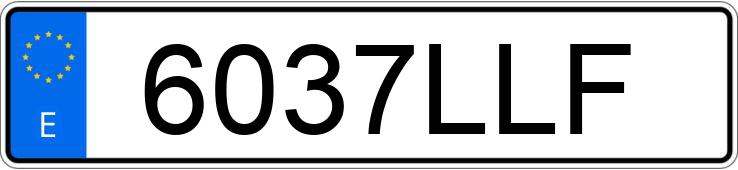Numer rejestracyjny 6037LLF posiada PEUGEOT 3008