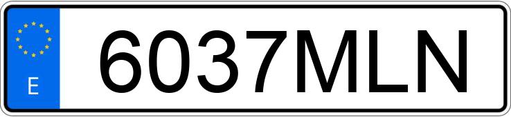 Numer rejestracyjny 6037MLN posiada KIA SPORTAGE Numer rejestracyjny 6037MLN posiada KIA SPORTAGE