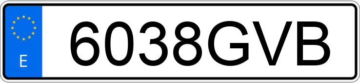 Numer rejestracyjny 6038GVB posiada AUDI A3 SPORTBACK Numer rejestracyjny 6038GVB posiada AUDI A3 SPORTBACK