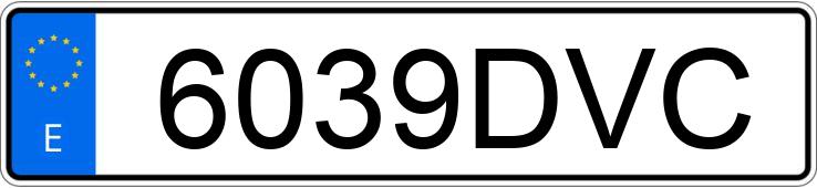 Numer rejestracyjny 6039DVC posiada BMW SERIE 3
