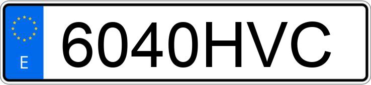 Numer rejestracyjny 6040HVC posiada PEUGEOT 208