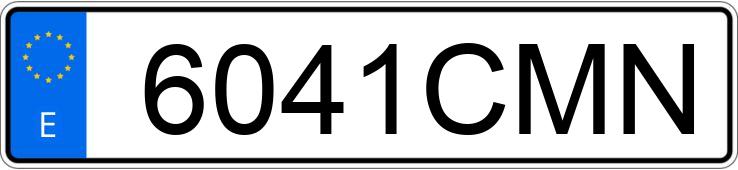 Numer rejestracyjny 6041CMN posiada BMW SERIE 5 Numer rejestracyjny 6041CMN posiada BMW SERIE 5