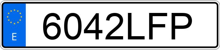 Numer rejestracyjny 6042LFP posiada DACIA LOGAN Numer rejestracyjny 6042LFP posiada DACIA LOGAN